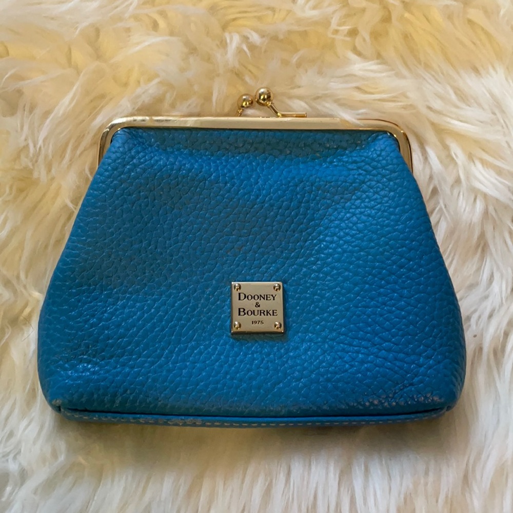 Blue Dooney & Bourke leather Coin Bag